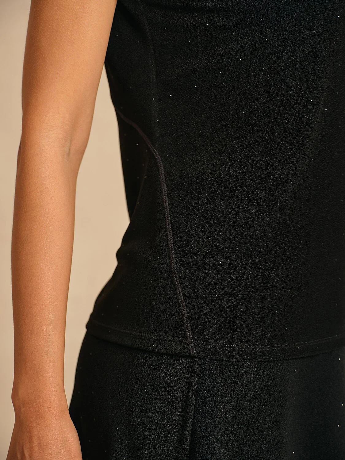 Luxe Limited Edition Sparkle Short Sleeve Golf Shirt - Image 4