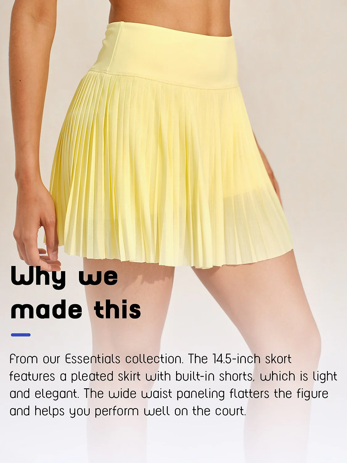 More Than Basic 14.5 Inch A Line Pleated Skort  UPF50+ - Image 5
