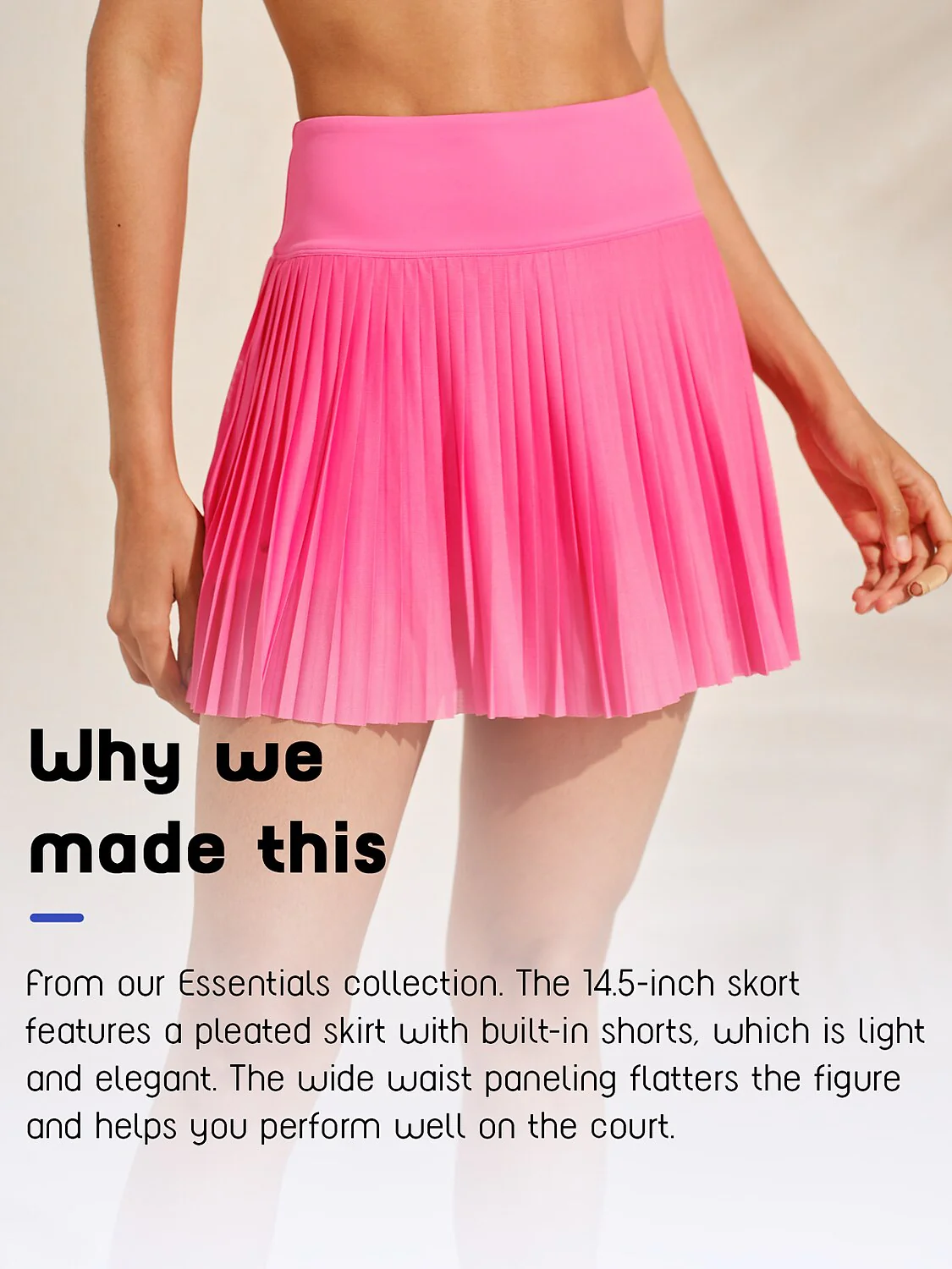 More Than Basic 14.5 Inch A Line Pleated Skort  UPF50+ - Image 7