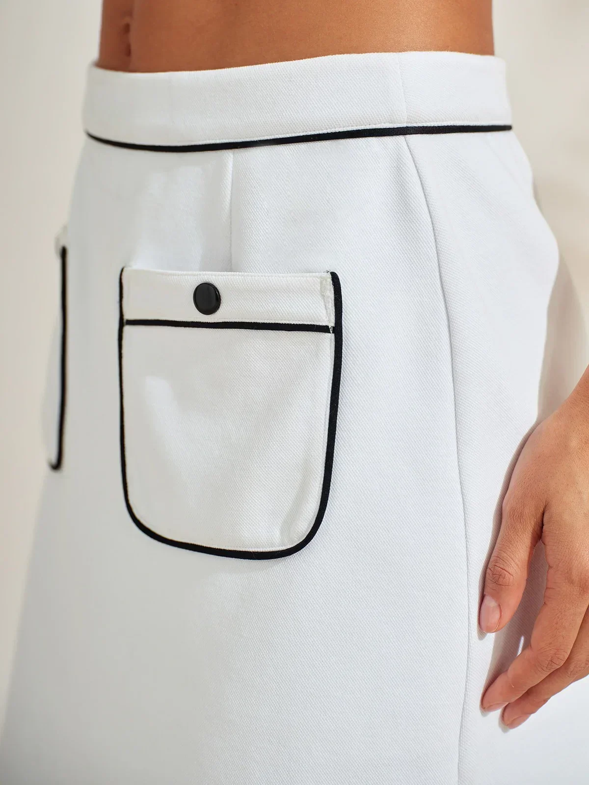 Crisp Couture 17.5 Inch Pique Pocket Skort - Image 10