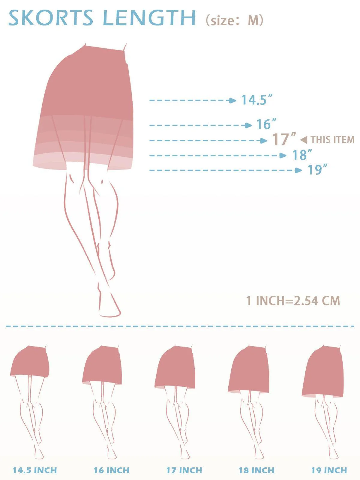 More Than Basic 17 Inch High Waist Ruffle Skort UPF50+ - Image 19