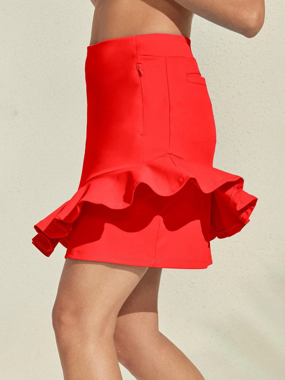 More Than Basic 19 Inch Ruffle Skort UPF50+ - Image 17
