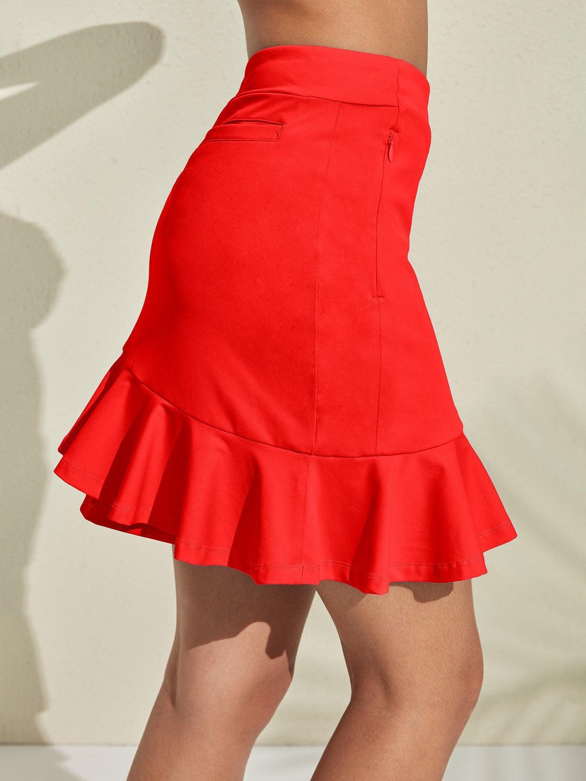 More Than Basic 19 Inch Ruffle Skort UPF50+ - Image 21