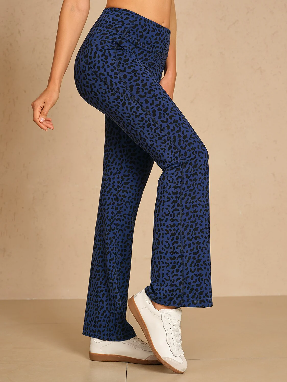 More Than Basic 30 Inch Leopard Golf Flare Pants - Image 8