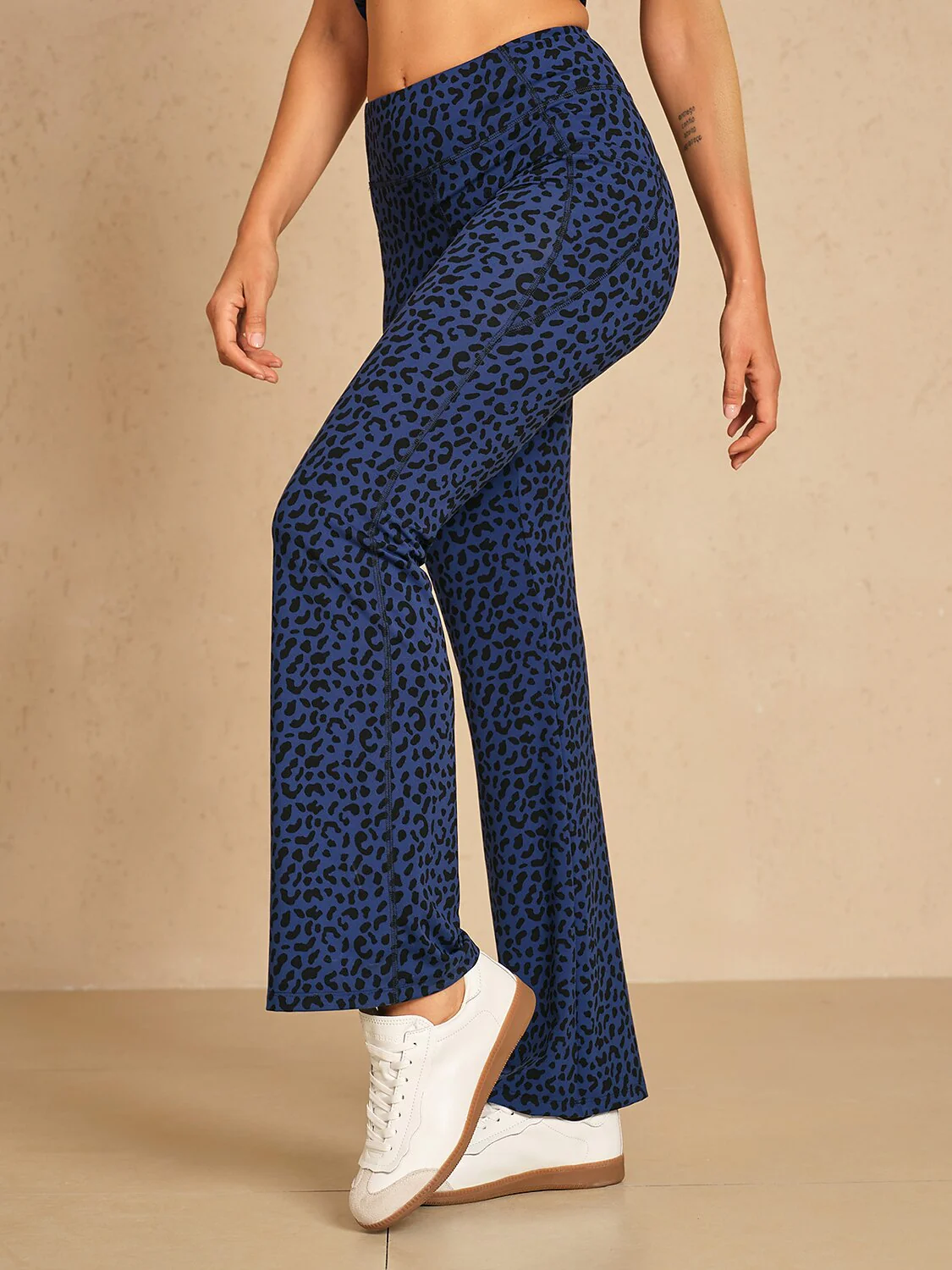 More Than Basic 30 Inch Leopard Golf Flare Pants - Image 9