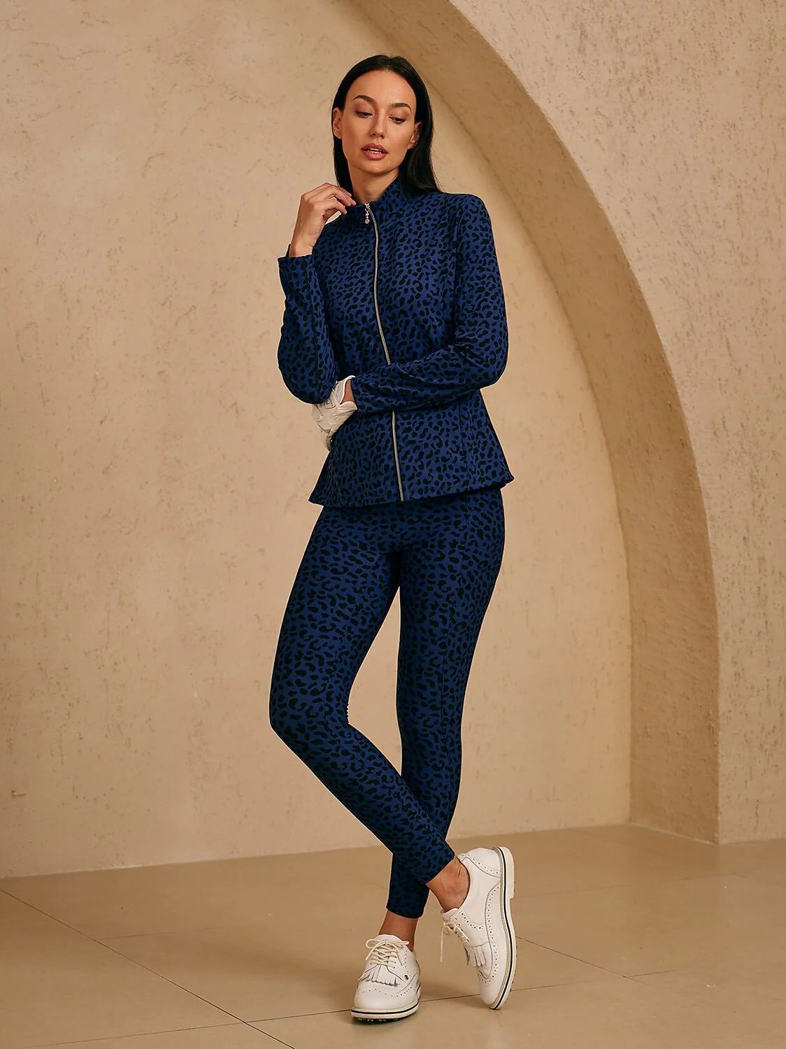 More Than Basic 35 Inch Leopard Golf Leggings - Image 9