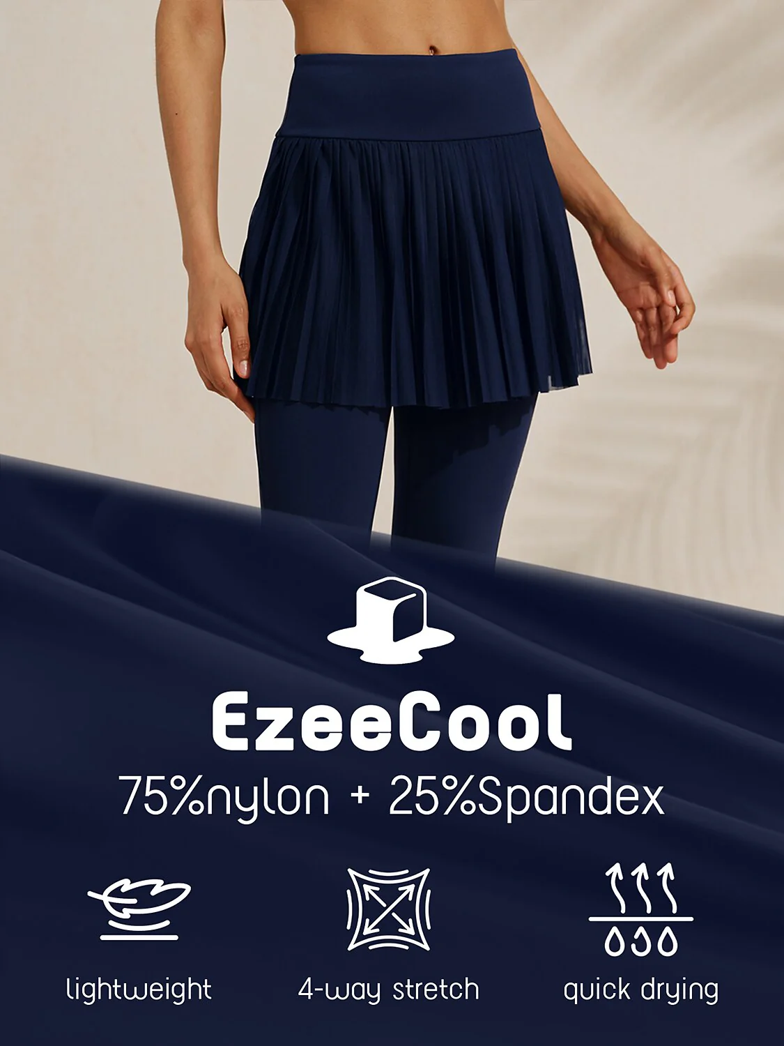 More Than Basic 37 Inch Pleated Mesh Skeggings - Image 8