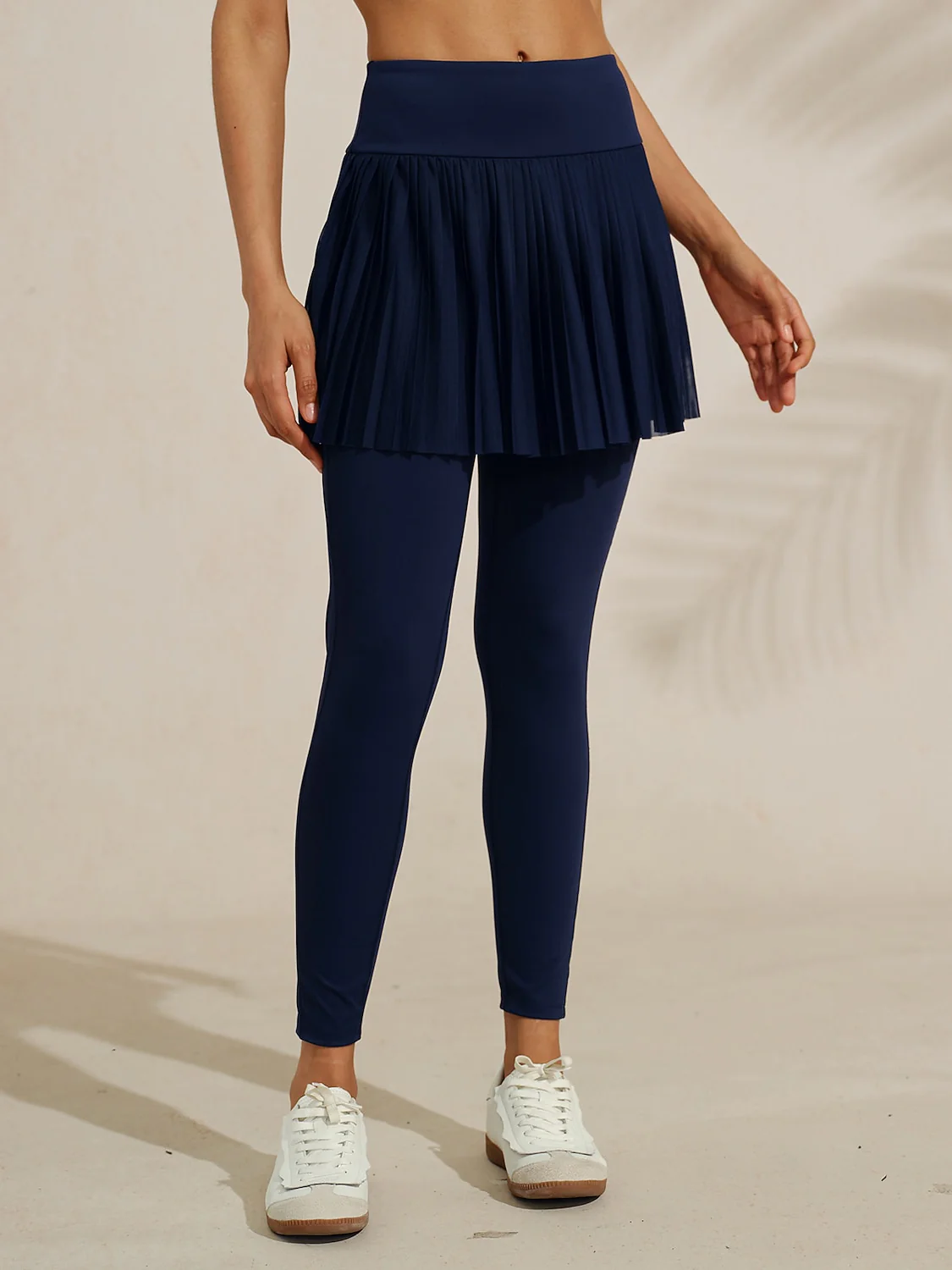 More Than Basic 37 Inch Pleated Mesh Skeggings - Image 14