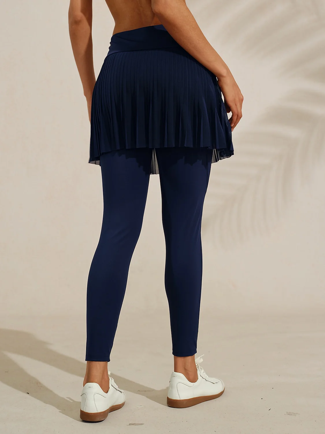 More Than Basic 37 Inch Pleated Mesh Skeggings - Image 15