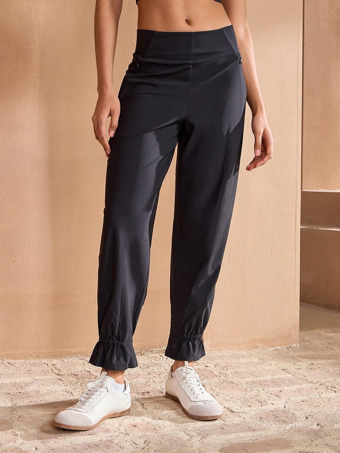 More Than Basic 38 Inch Performance Ruffle Pants - Image 3