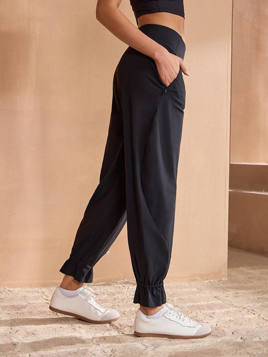 More Than Basic 38 Inch Performance Ruffle Pants - Image 5