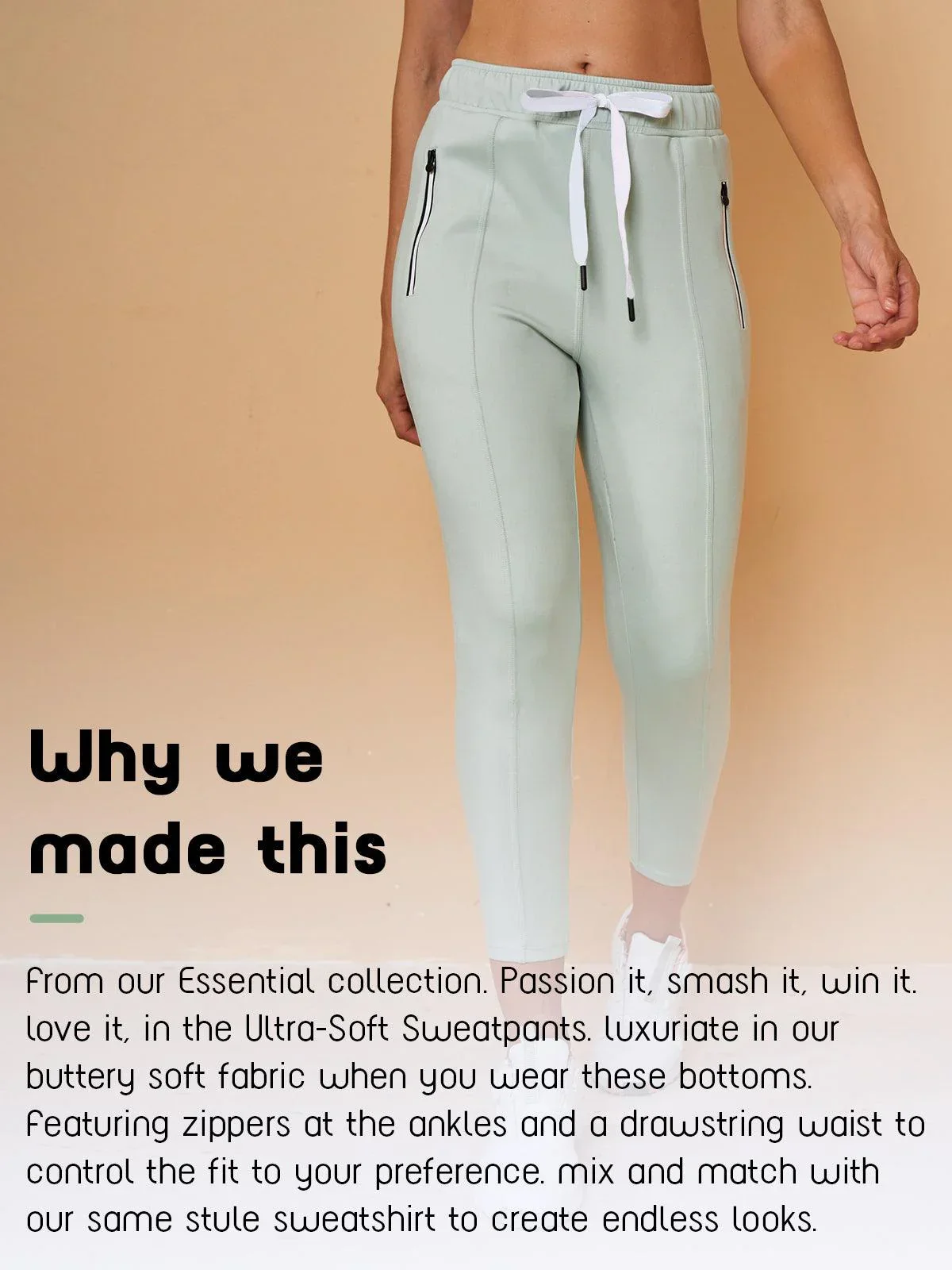 More Than Basic Drawstring Capri Sweatpants - Image 7