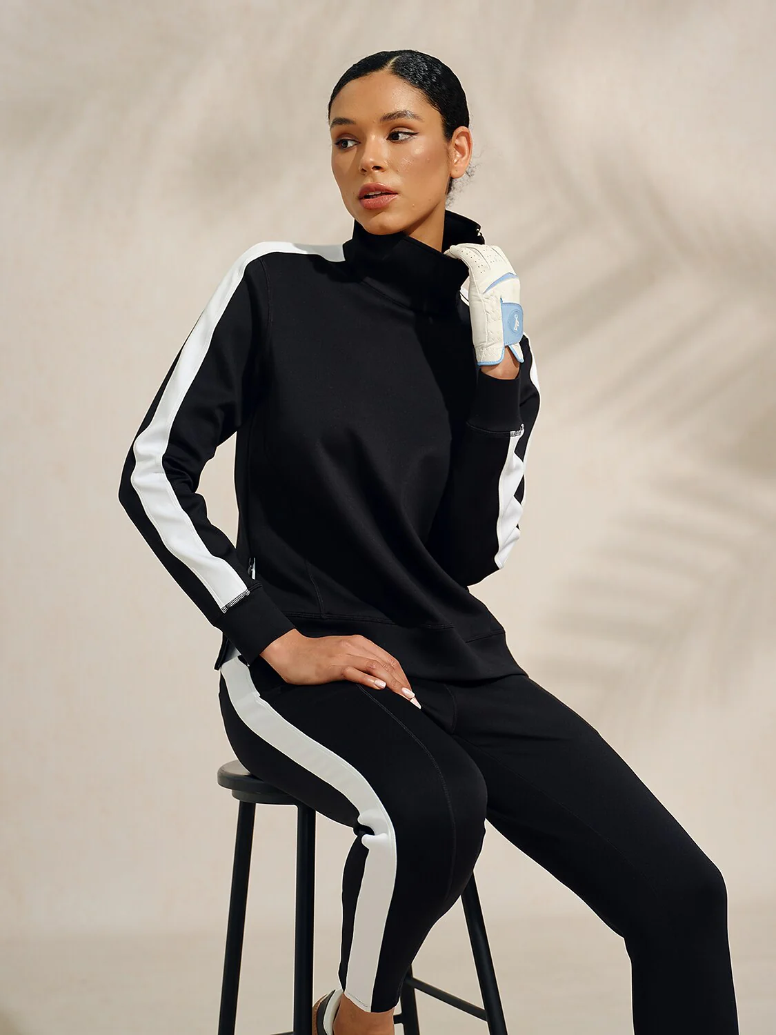 More Than Basic Irregular Collar Golf Sweatshirt