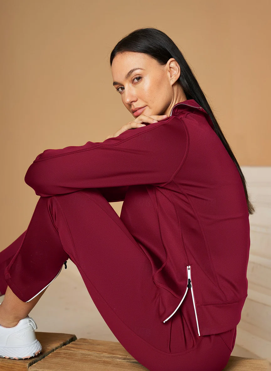 More Than Basic Irregular Collar Golf Sweatshirt - Image 2