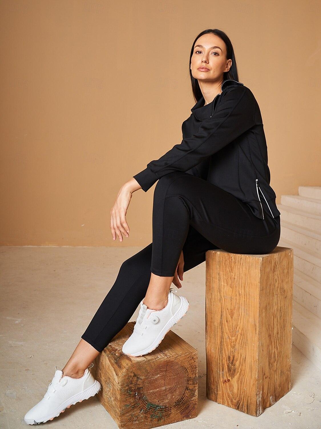 More Than Basic Irregular Collar Golf Sweatshirt - Image 3
