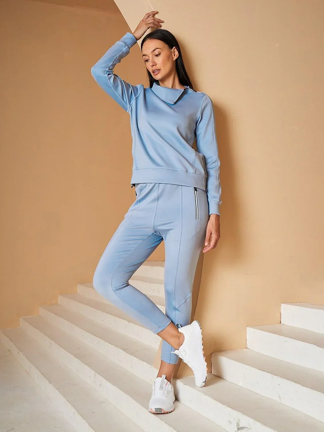 More Than Basic Irregular Collar Golf Sweatshirt - Image 9