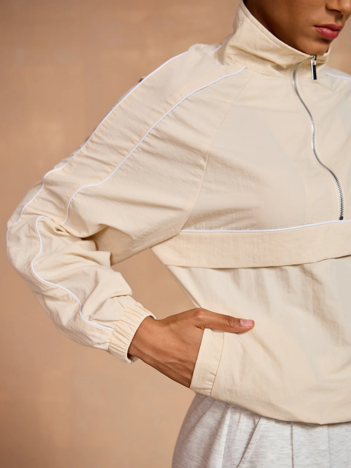 More Than Basic Long Sleeve Trimmed Pocket Sweatshirt - Image 14