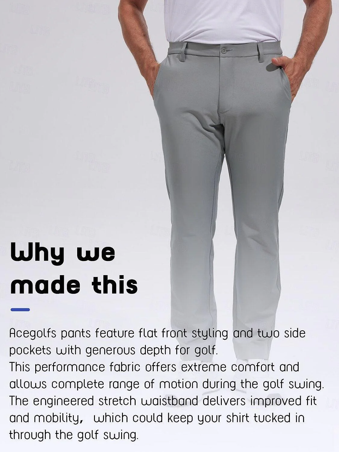 More Than Basic Men's Golf Pants - Image 9