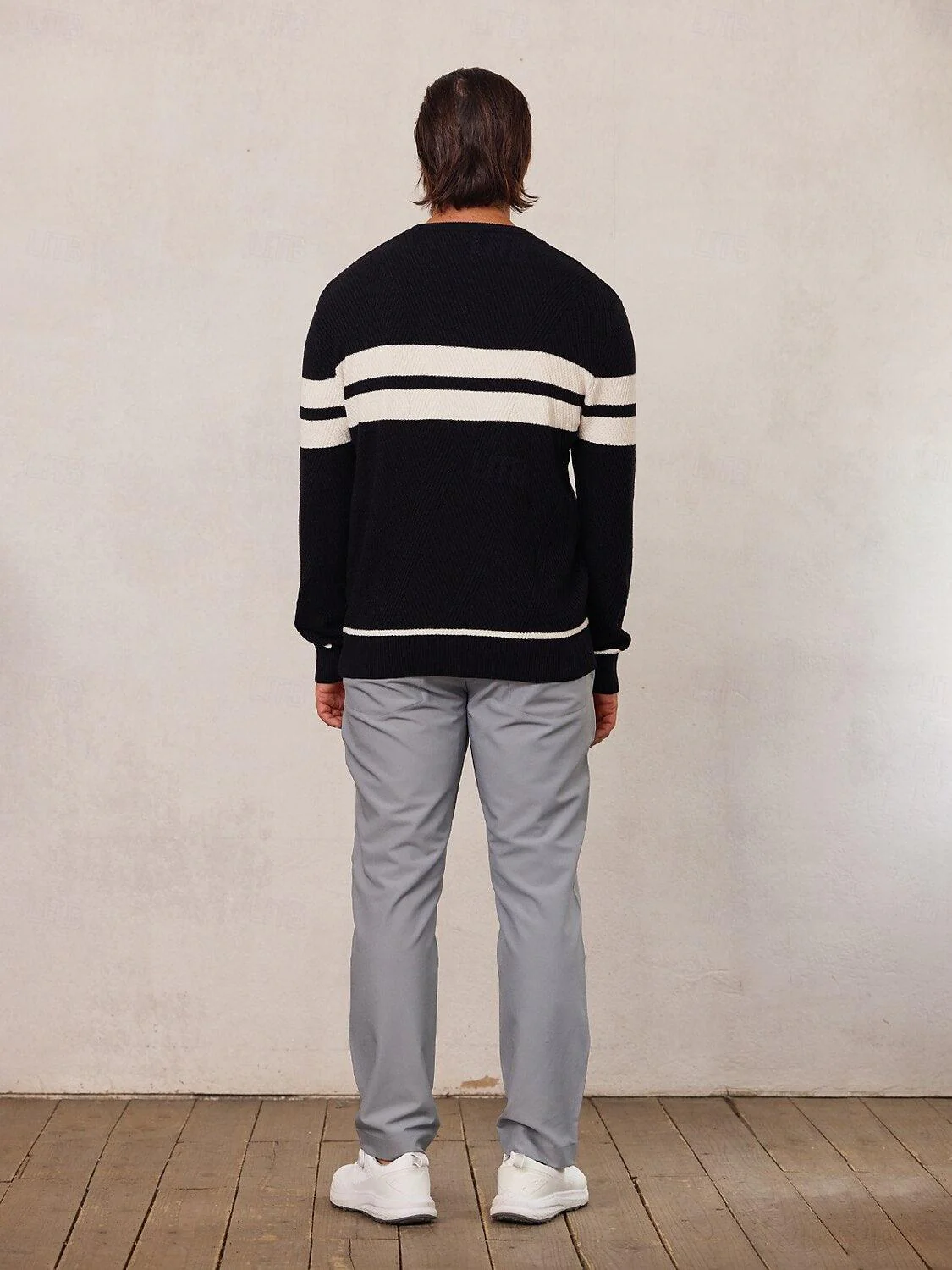 More Than Basic Men's Golf Crewneck Sweater - Image 3