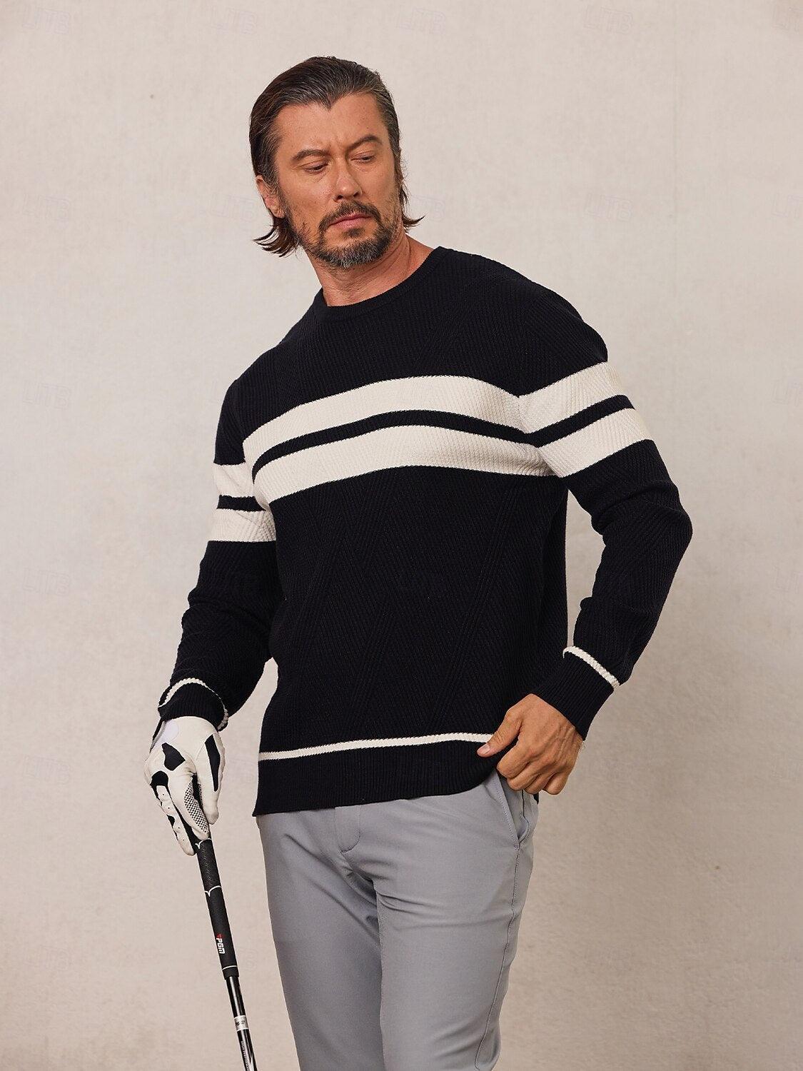 More Than Basic Men's Golf Crewneck Sweater - Image 7