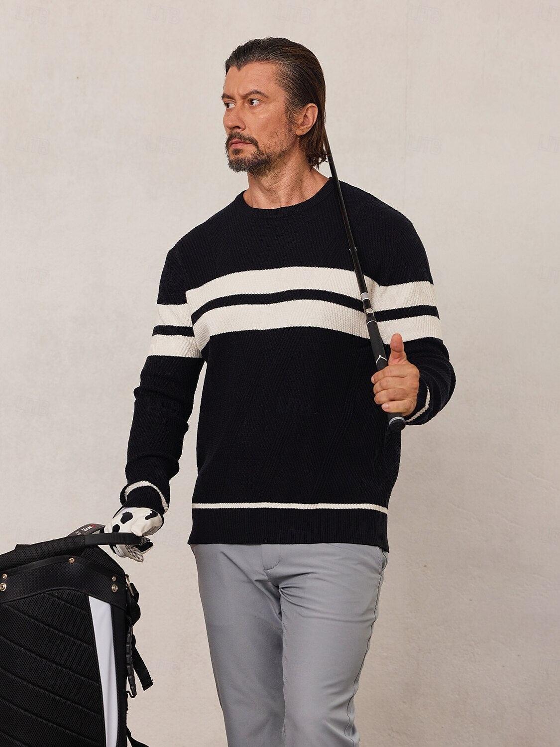 More Than Basic Men's Golf Crewneck Sweater - Image 8