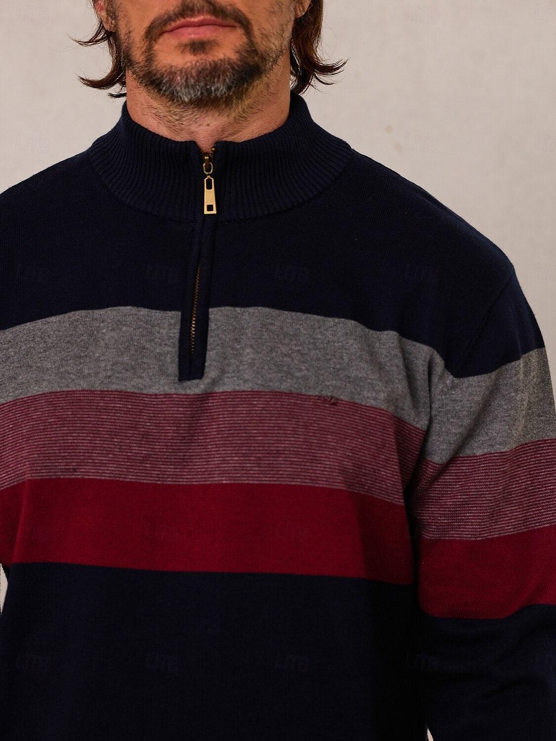 More Than Basic Men's Golf Quarter Zip Sweater - Image 4