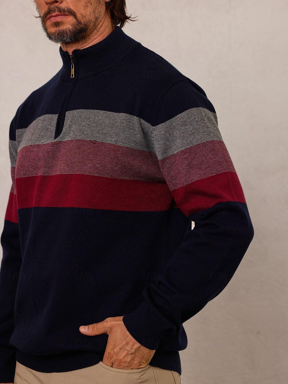 More Than Basic Men's Golf Quarter Zip Sweater - Image 5