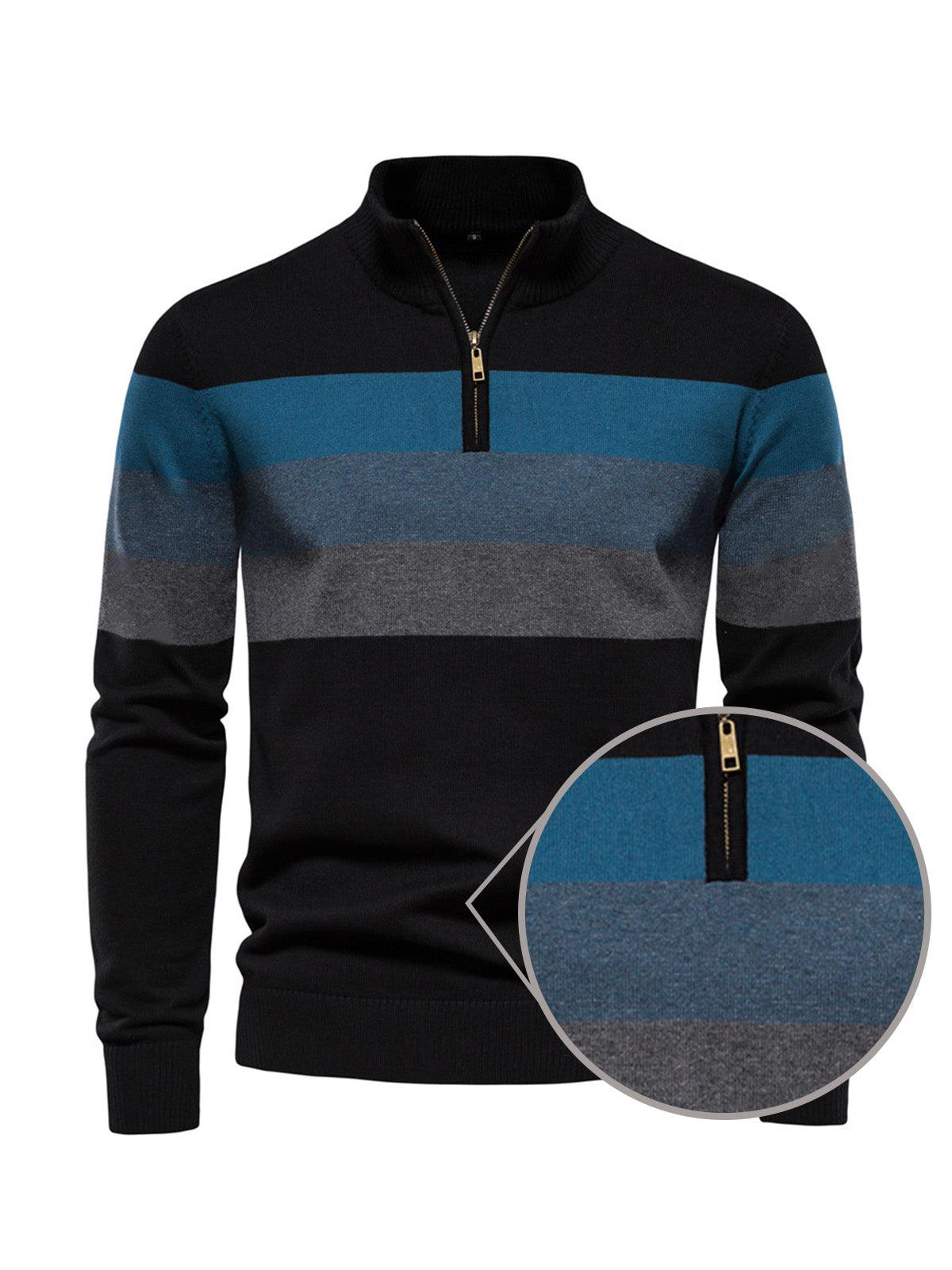 More Than Basic Men's Golf Quarter Zip Sweater - Image 2
