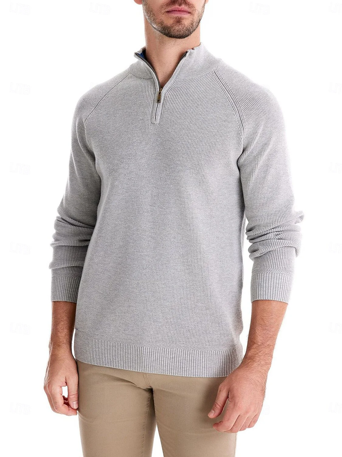 More Than Basic Men's Golf Quarter Zip Sweater - Image 10
