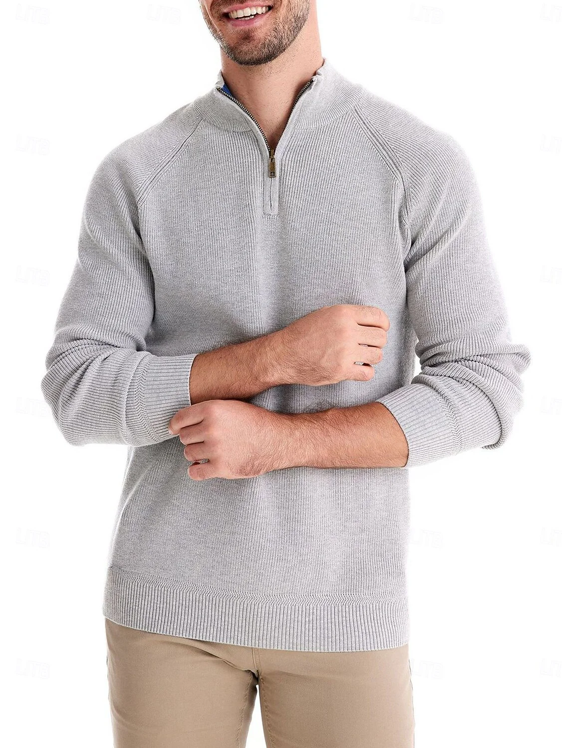 More Than Basic Men's Golf Quarter Zip Sweater - Image 11