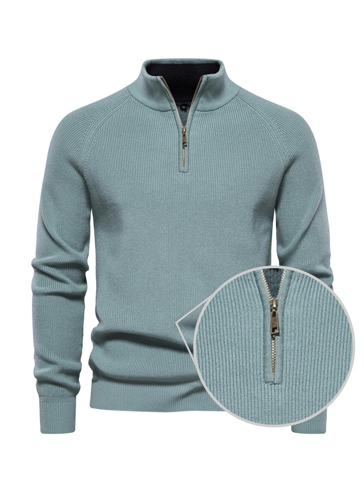 More Than Basic Men's Golf Quarter Zip Sweater - Image 2