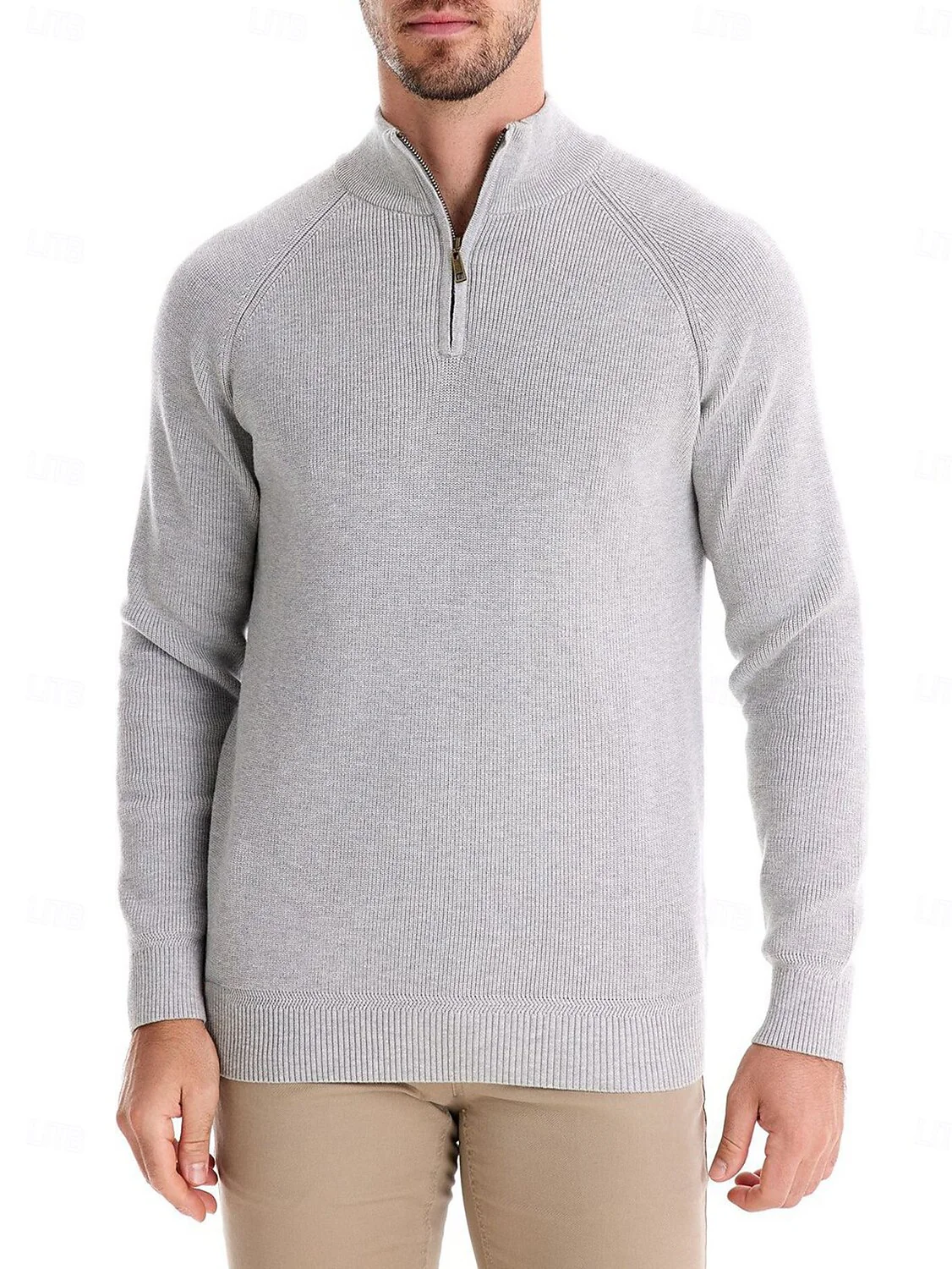 More Than Basic Men's Golf Quarter Zip Sweater - Image 10