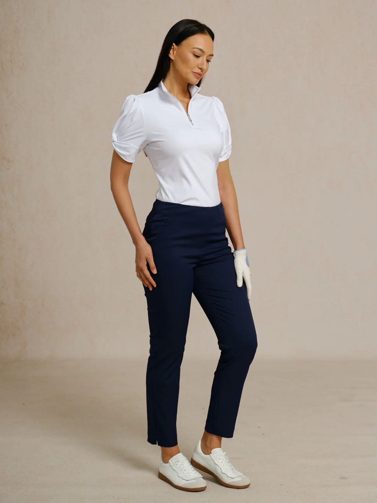 More Than Basic Puff Sleeve Quarterzip UPF50+ - Image 13