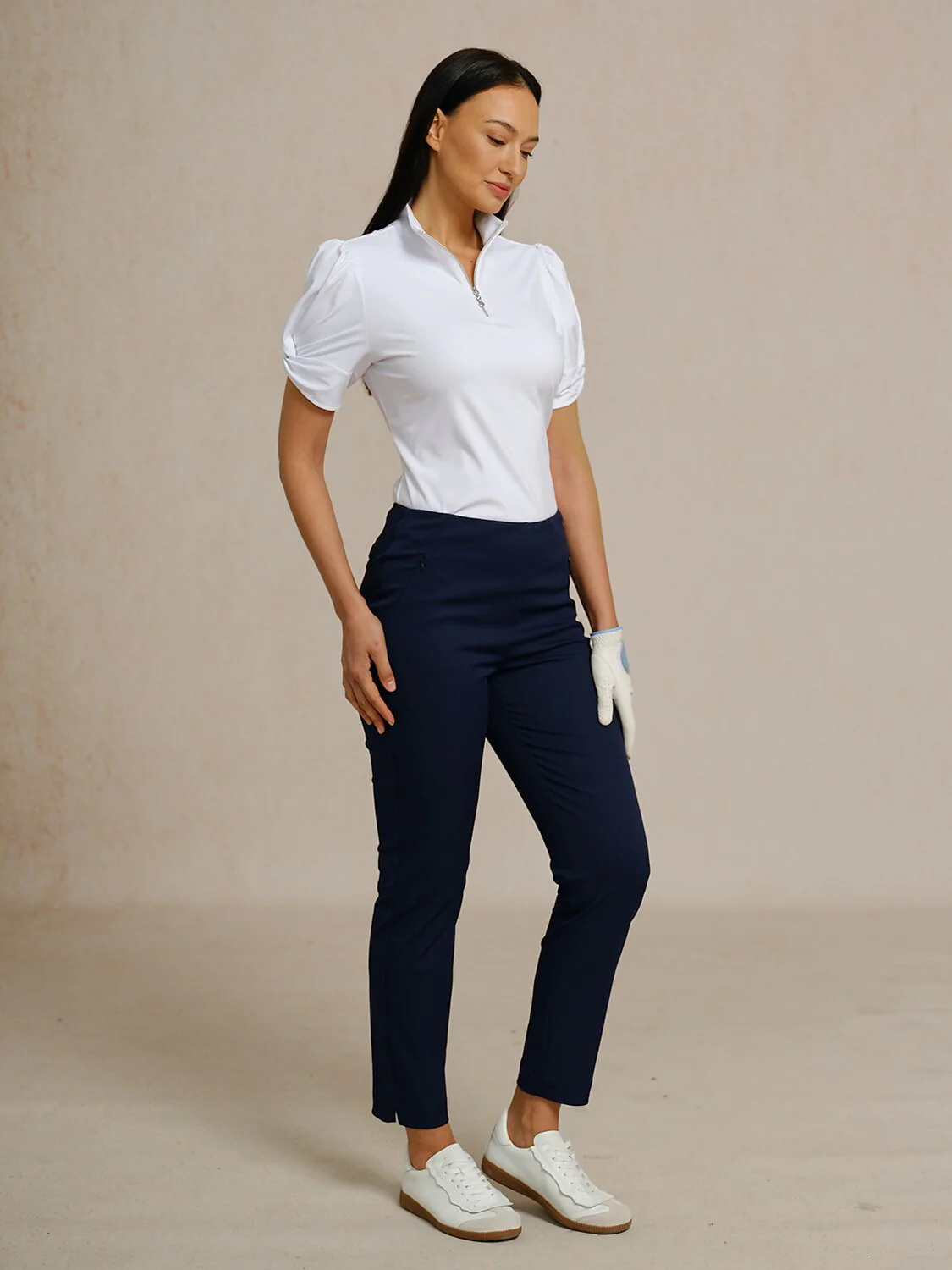 More Than Basic Puff Sleeve Quarterzip UPF50+ - Image 23