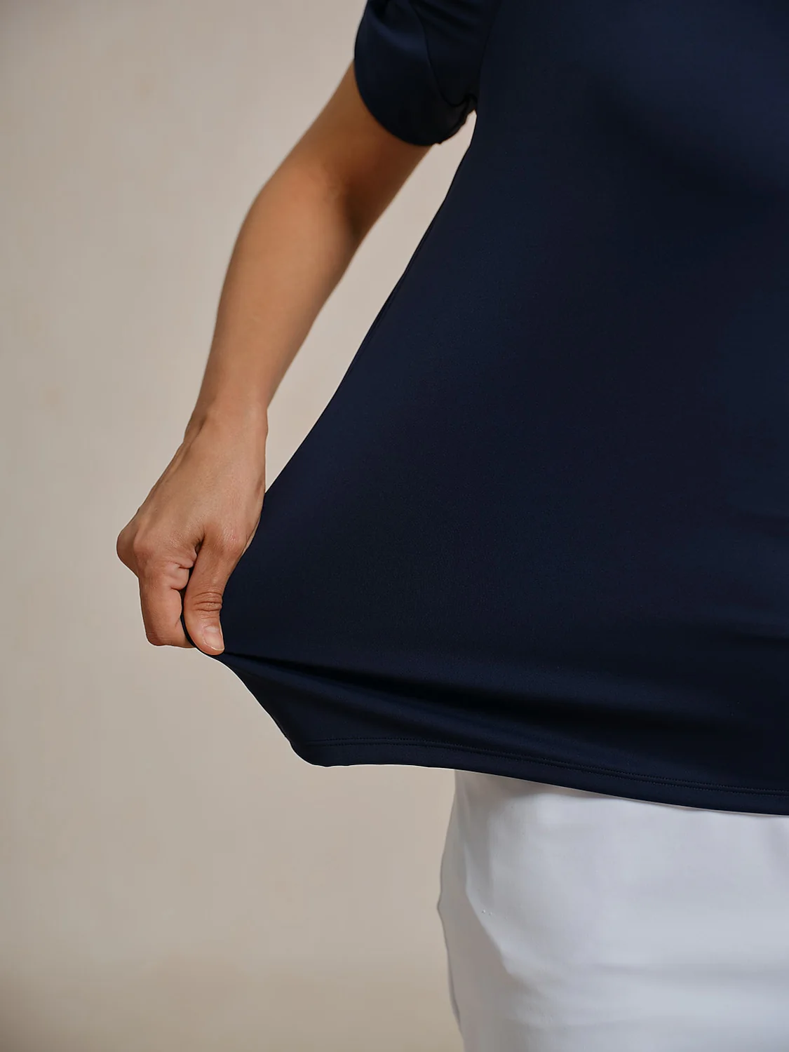 More Than Basic Puff Sleeve Quarterzip UPF50+ - Image 27