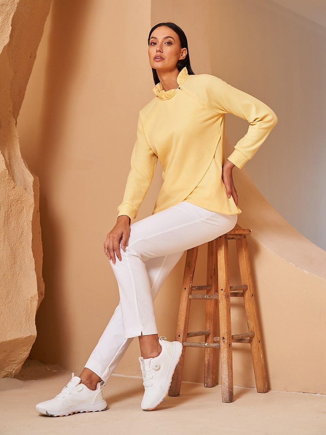 More Than Basic Ruffle Collar Sweatshirt - Image 11