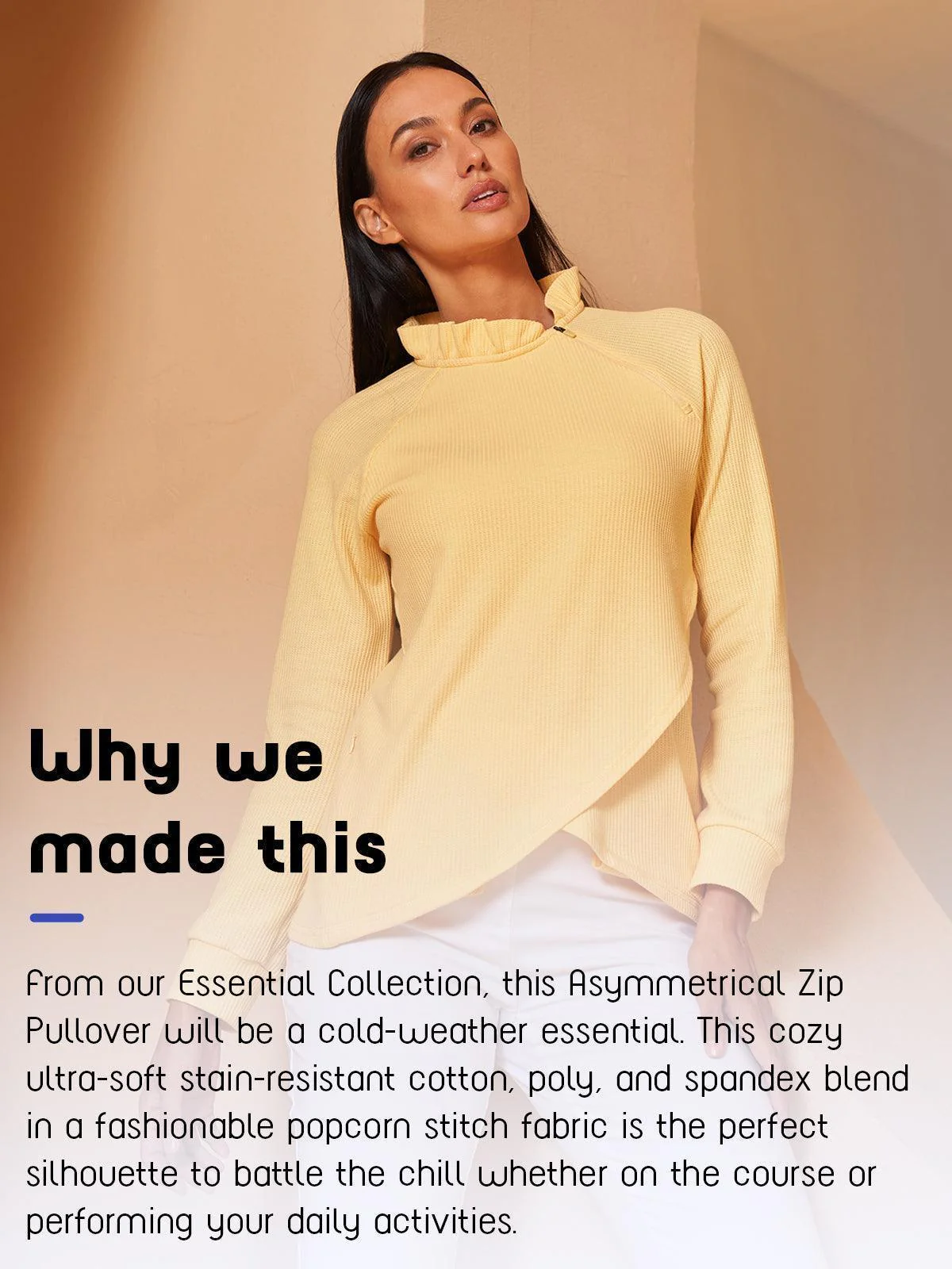More Than Basic Ruffle Collar Sweatshirt - Image 4