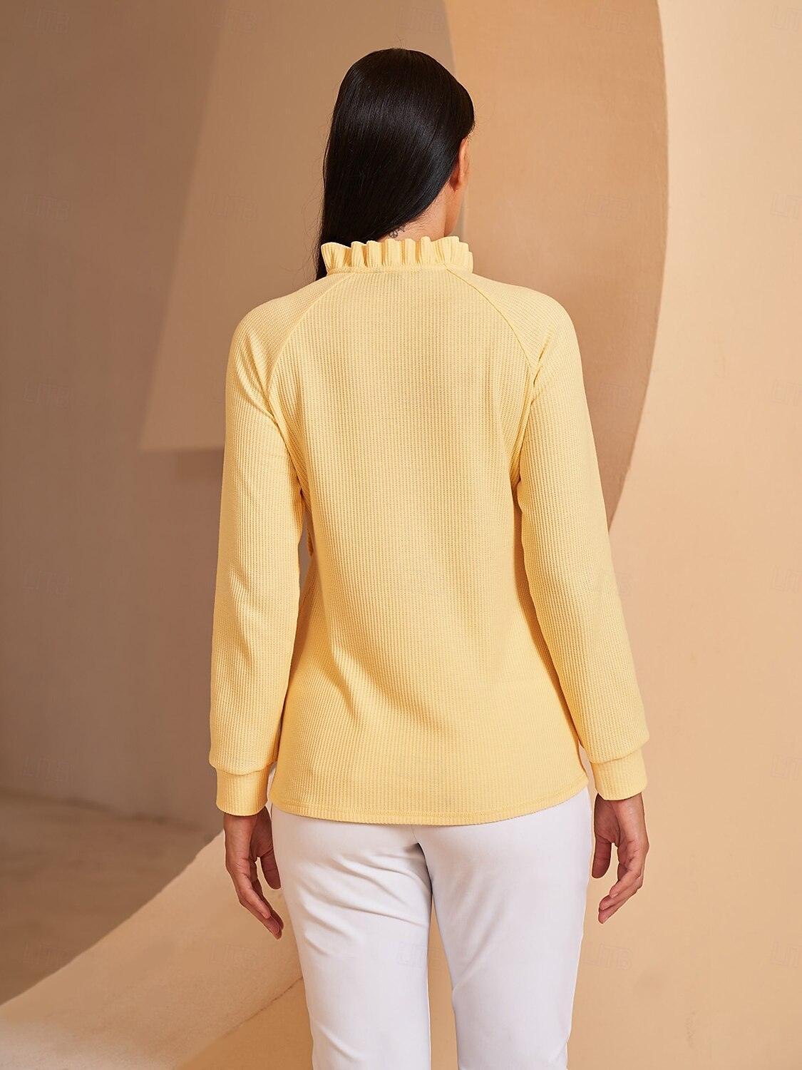 More Than Basic Ruffle Collar Sweatshirt - Image 6