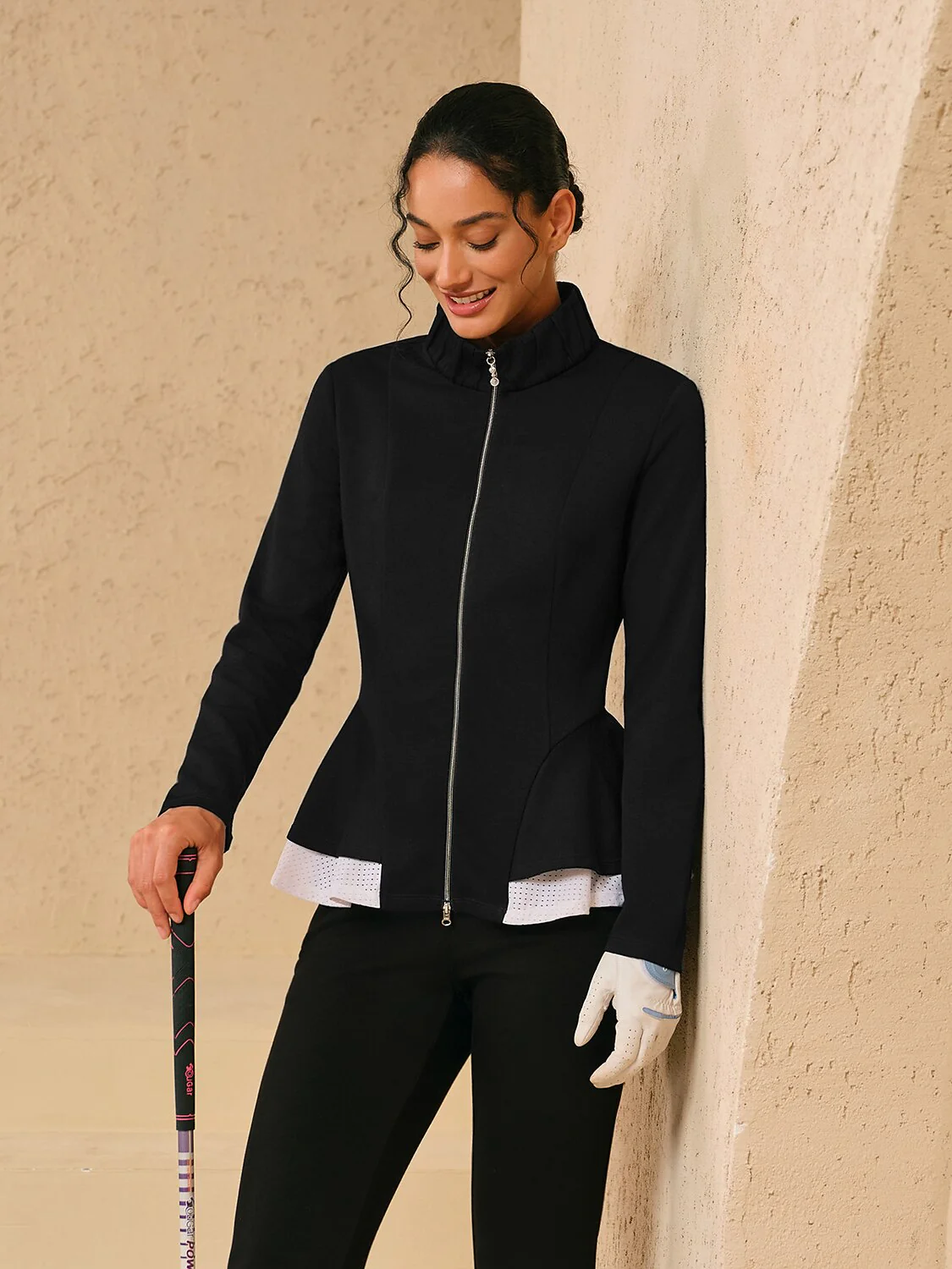 More Than Basic Ruffle Golf Jacket - Image 11