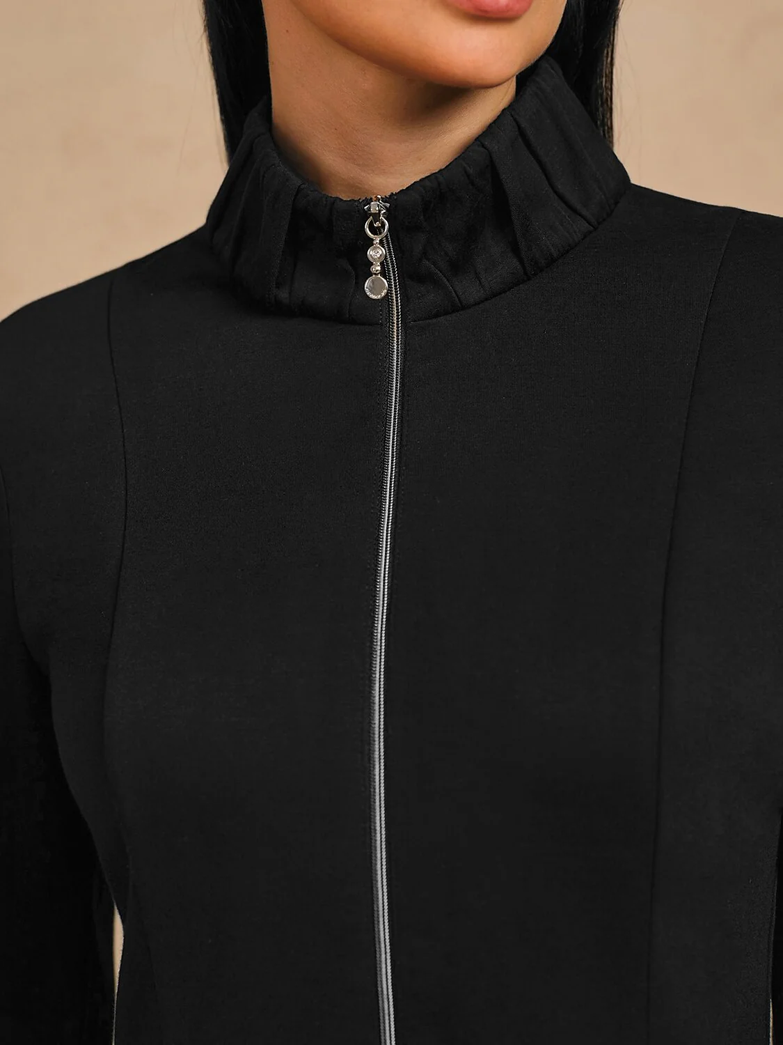 More Than Basic Ruffle Golf Jacket - Image 4