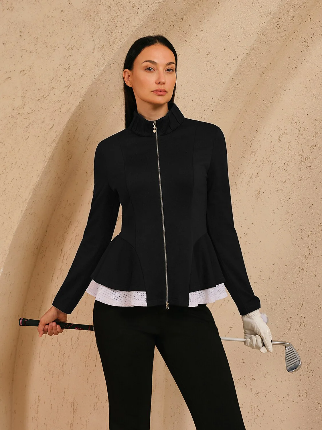 More Than Basic Ruffle Golf Jacket - Image 7