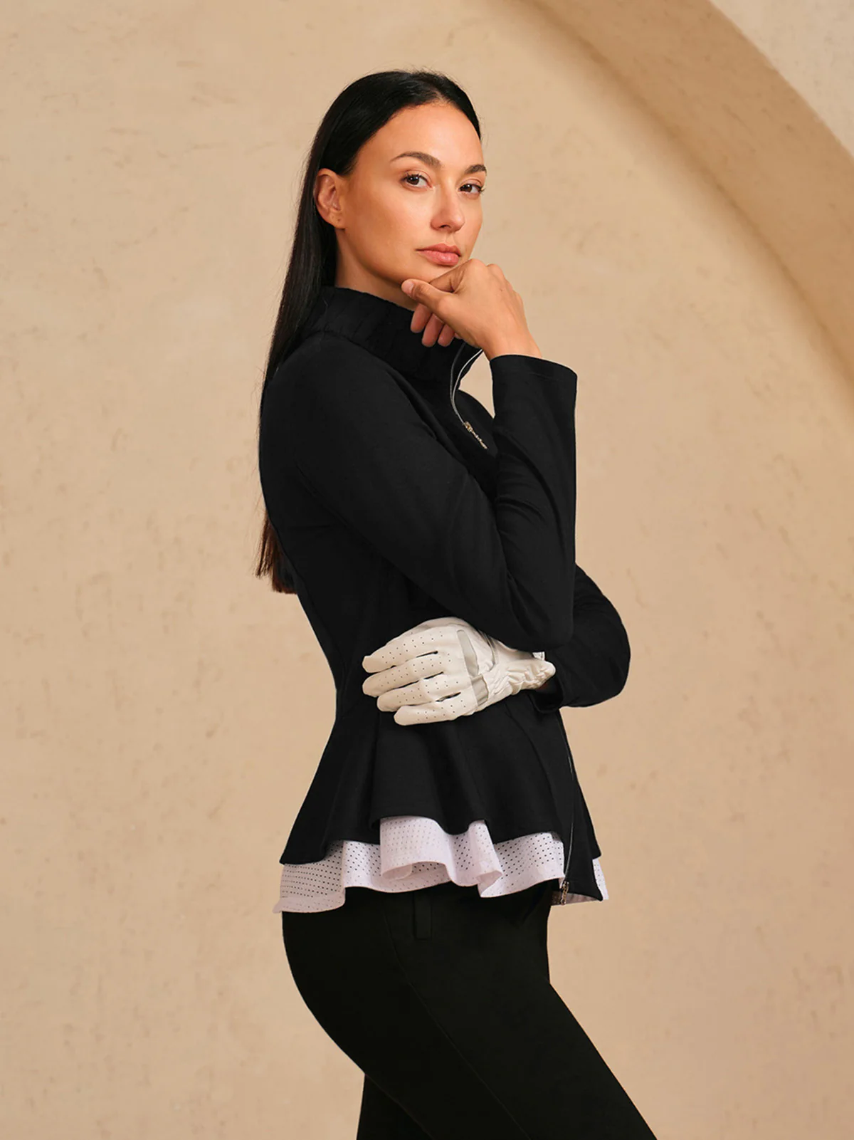More Than Basic Ruffle Golf Jacket - Image 10