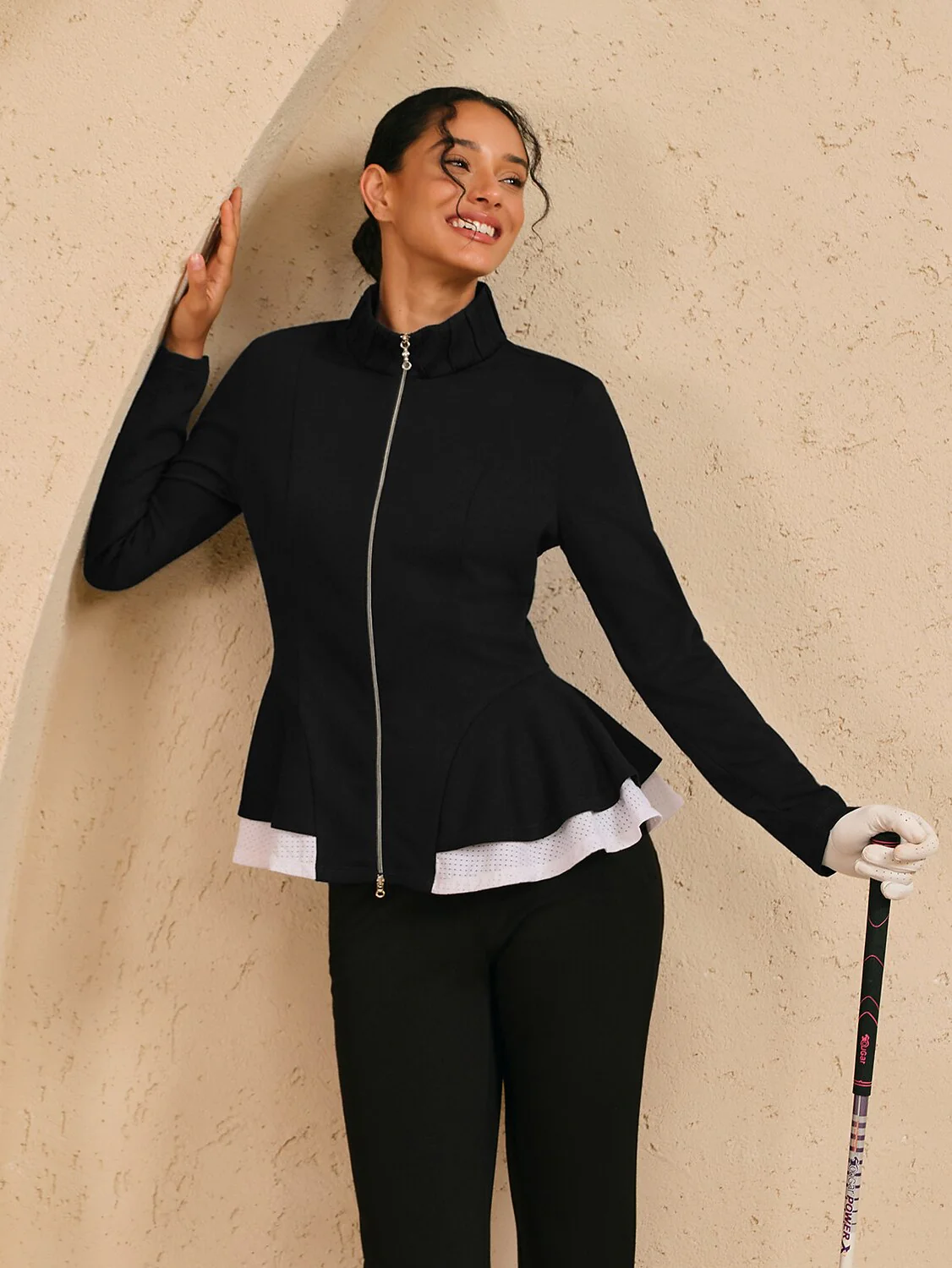More Than Basic Ruffle Golf Jacket - Image 13