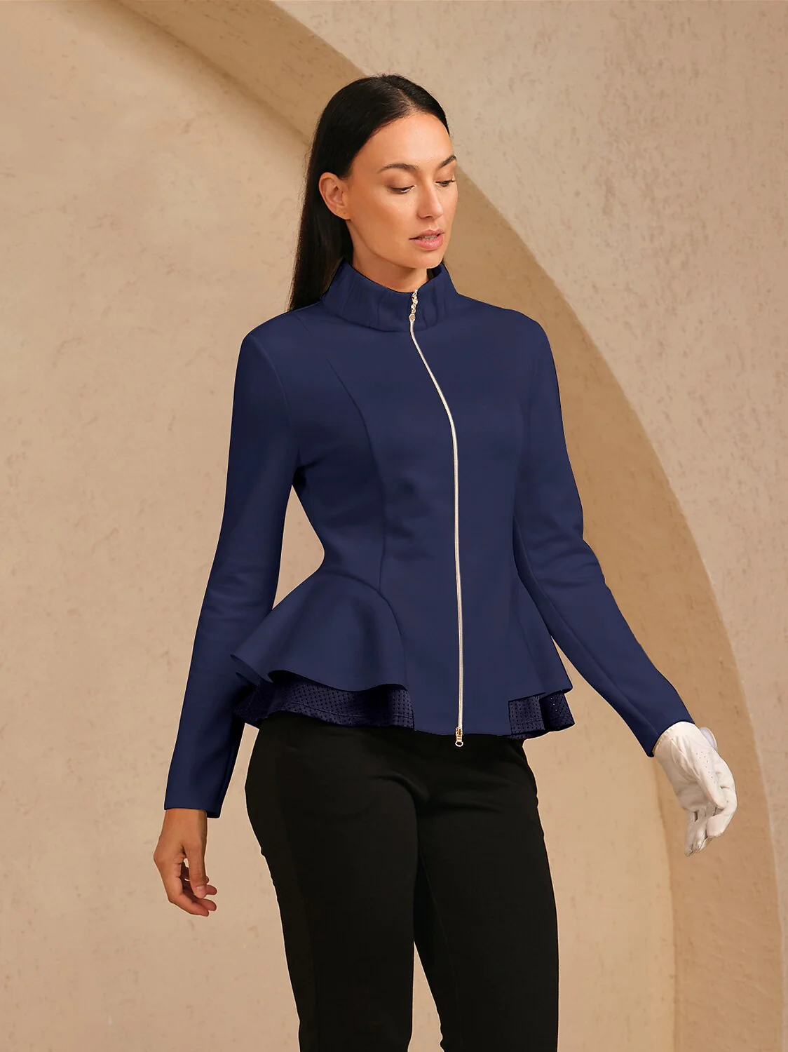 More Than Basic Ruffle Golf Jacket - Image 17