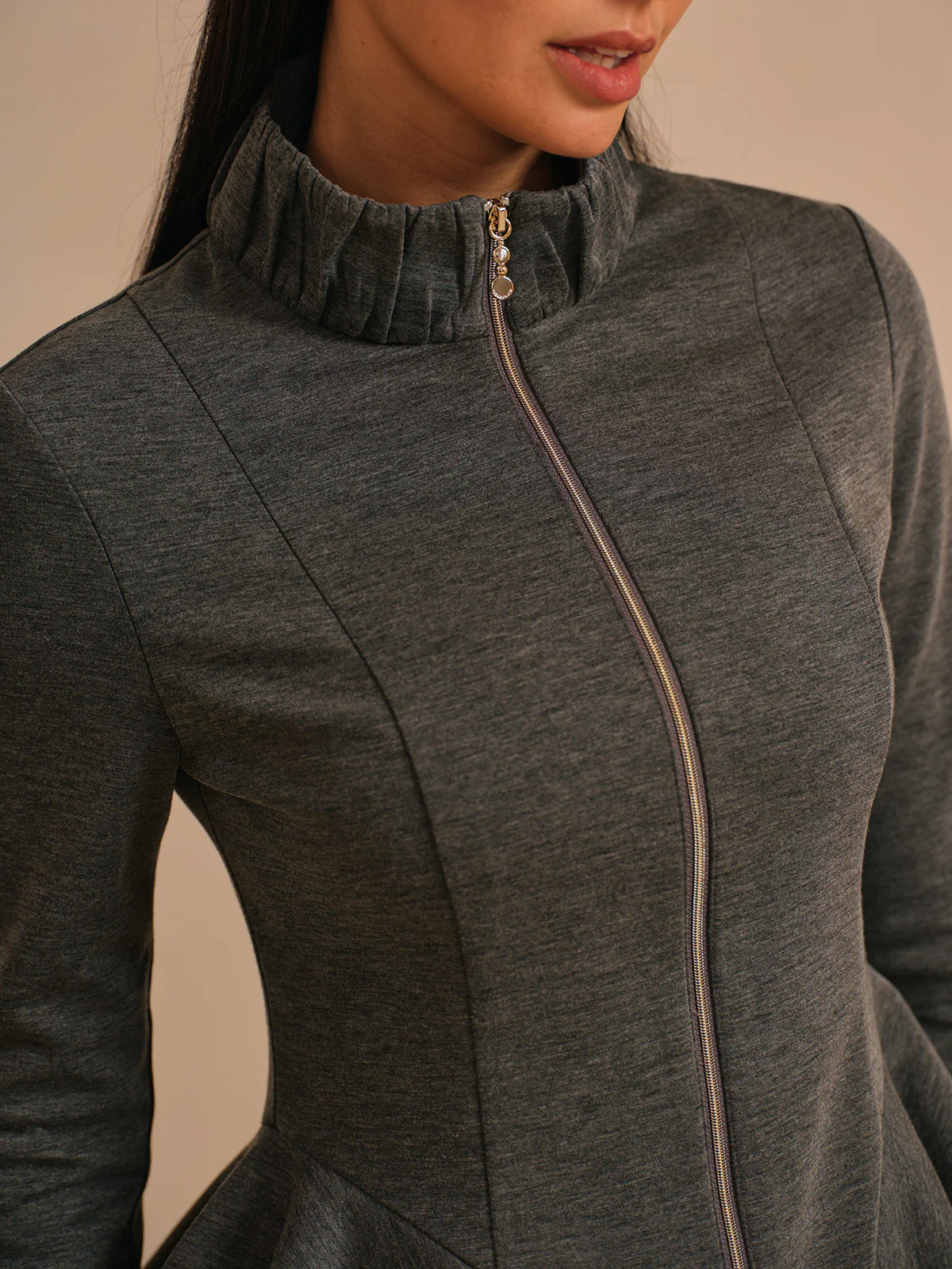 More Than Basic Ruffle Golf Jacket - Image 4