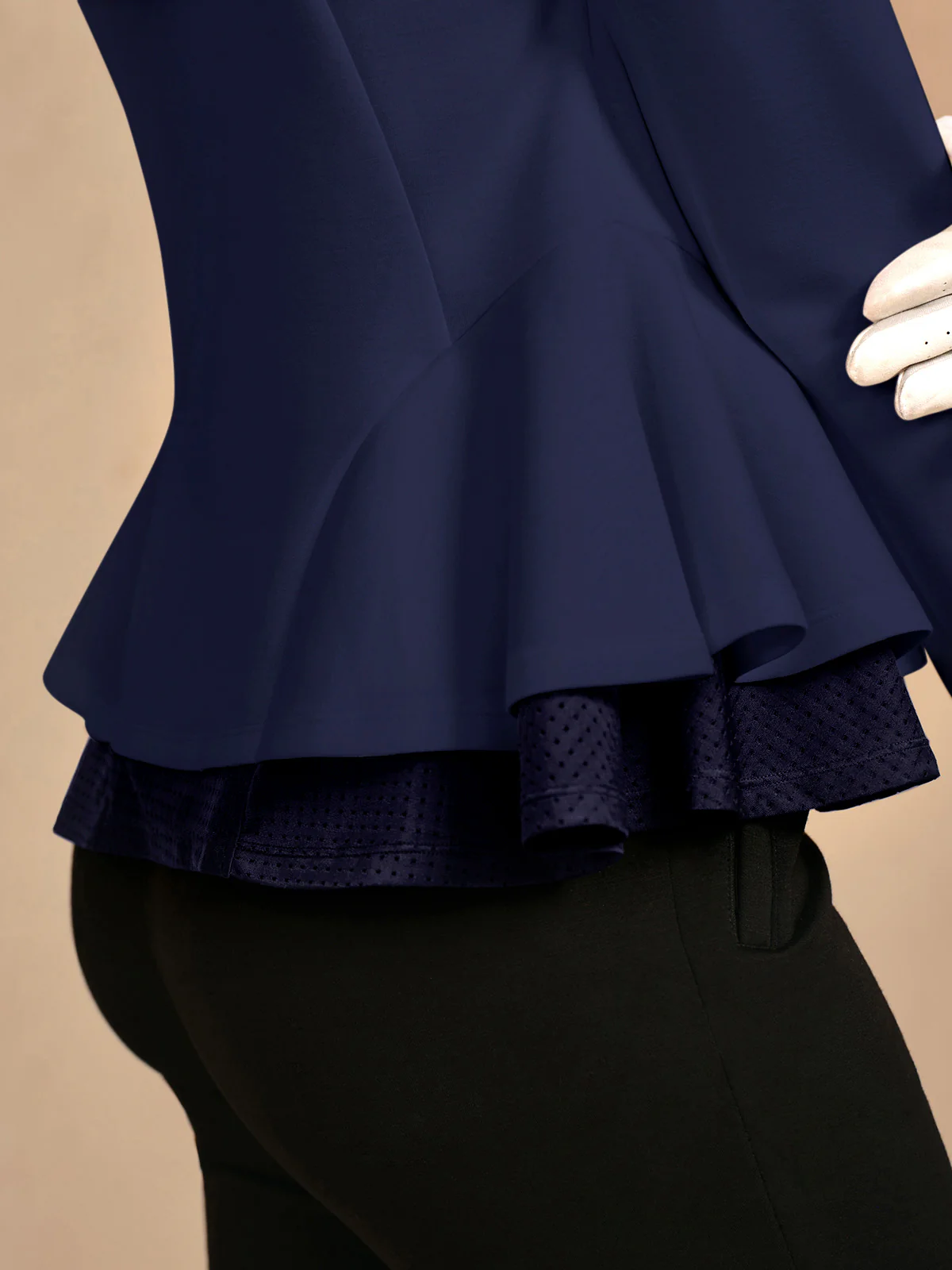 More Than Basic Ruffle Golf Jacket - Image 4