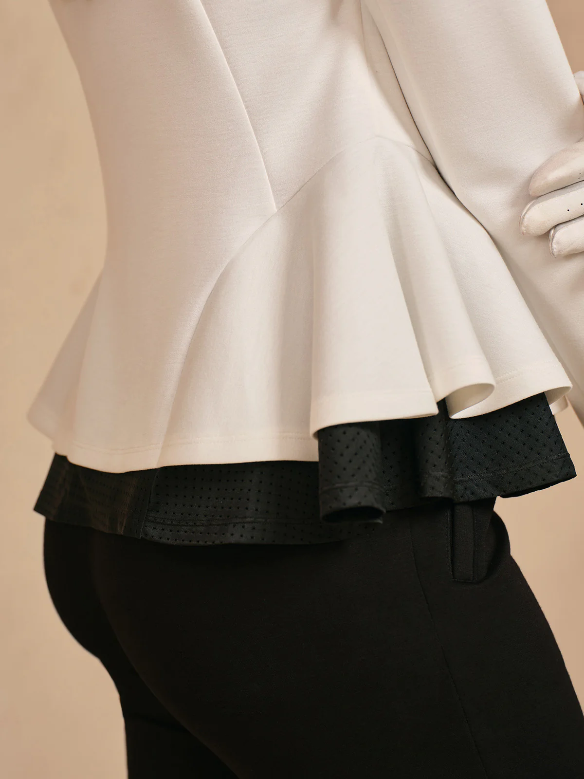 More Than Basic Ruffle Golf Jacket - Image 4