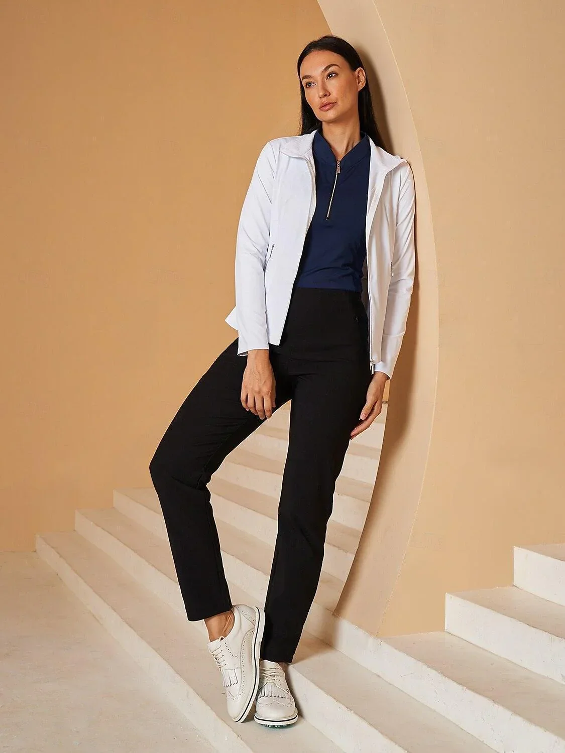 More Than Basic Ruffle Golf Jacket Sun Protection - Image 12