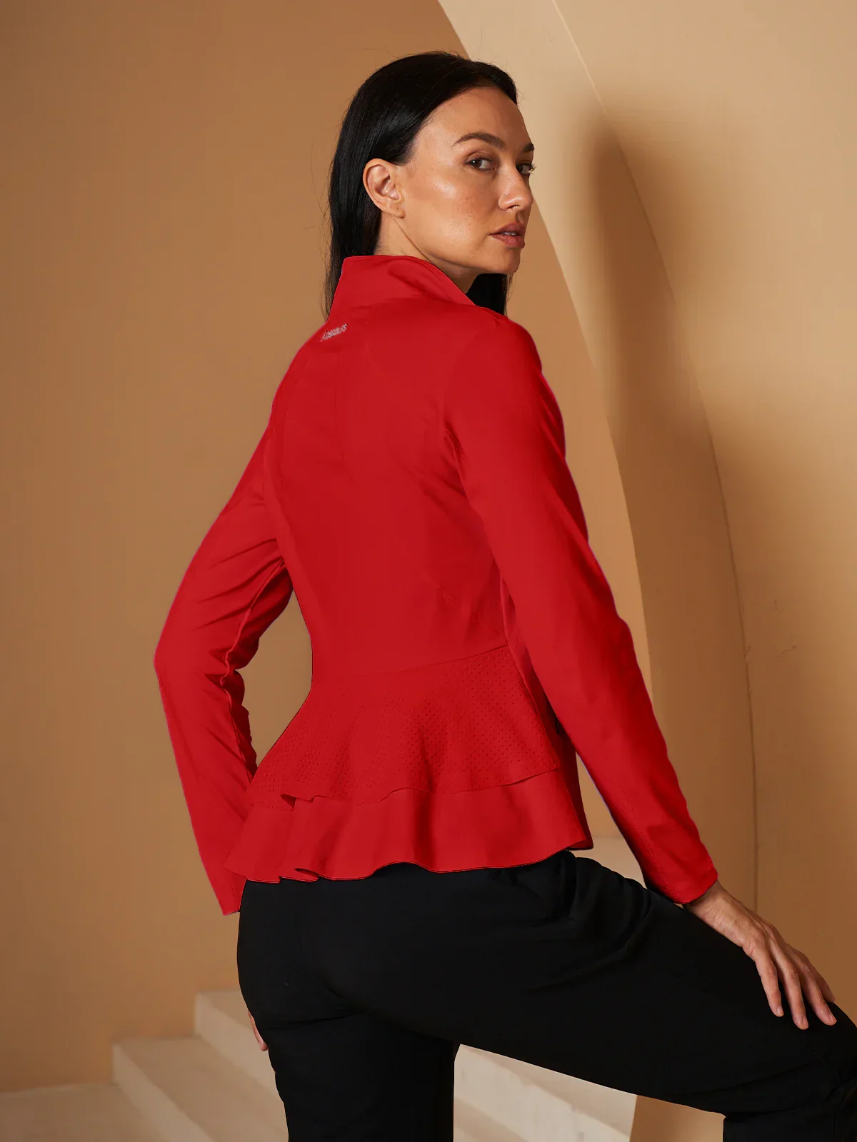 More Than Basic Ruffle Golf Jacket Sun Protection - Image 3