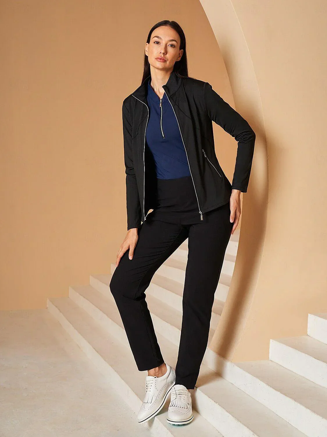 More Than Basic Ruffle Golf Jacket Sun Protection - Image 5